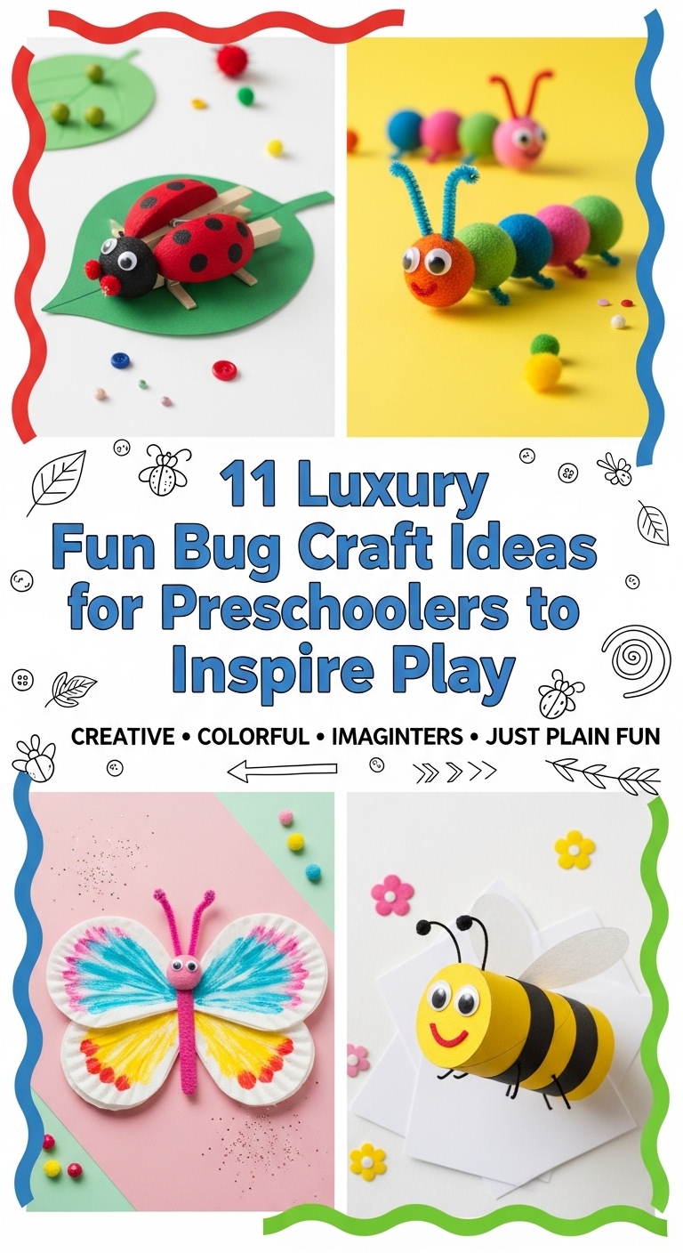 11 Luxury Fun Bug Craft Ideas for Preschoolers to Inspire Play — free download